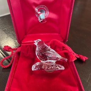 Waterford Crystal Calling Bird ornament (1998)